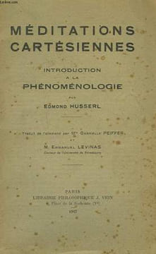 MEDITATIONS CARTESIENNES, INTRODUCTION A LA PHENOMENOLOGIE. HUSSERL EDMOND