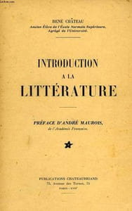 INTRODUCTION A LA LITTERATURE