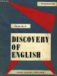 DISCOVERY OF ENGLISH, CLASSE DE 6e. CHARBONNIER JEAN