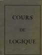 COURS DE LOGIQUE. COLLECTIF