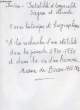 A LA RECHERCHE D'UNE STABILITE DANS LA PERIODE 1800-1830 ET DANS LA VIE D'UN HOMME, MAINE DE BIRAN (1766-1824) (MANUSCRIT). DAMIENS SUZANNE