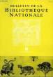 BULLETIN DE LA BIBLIOTHEQUE NATIONALE, 4e ANNEE, N° 3, SEPT. 1979. COLLECTIF