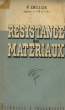 RESISTANCE DES MATERIAUX. DELLUS PAUL