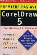 PREMIERS PAS AVEC COREL DRAW 5, POUR WIN 3.1, WIN 95. CHOUKA