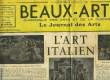 BEAUX-ARTS, CHRONIQUE DES ARTS ET DE LA CURIOSITE, LE JOURNAL DES ARTS, 75e ANNEE, NOUVELLE SERIE, N° 124, 17 MAI 1935. COLLECTIF
