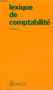 LEXIQUE DE COMPTABILITE. LASSEGUE PAUL
