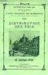 LYCEE NATIONAL DE BORDEAUX, DISTRIBUTION DES PRIX, 13 JUILLET 1921. COLLECTIF