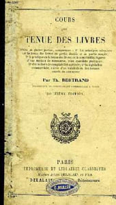 COURS DE TENUE DES LIVRES