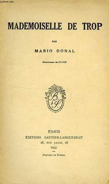 MADEMOISELLE DE TROP. DONAL MARIO