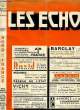 LES ECHOS, N° 963, 21 JUILLET 1934. COLLECTIF