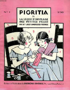 PIGRITIA, N° 1, OU LA LECON D'OUVRAGE DES PETITES FILLES