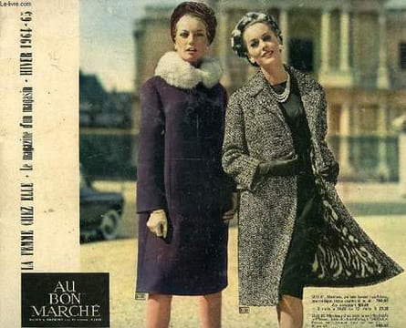 AU BON MARCHE, PARIS, HIVER 1964-65. COLLECTIF