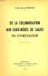 DE LA COLUMNISATION AUX EAUX-MERS DE SALIES EN GYNECOLOGIE. MONLONG Dr. MARCEL