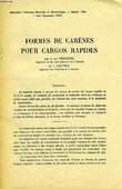 FORMES DE CARENES POUR CARGOS RAPIDES. VERDIERE G. DE, GAUTIER J.