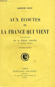 AUX ECOUTES DE LA FRANCE QUI VIENT