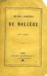 OEUVRES COMPLETES, TOME I. MOLIERE