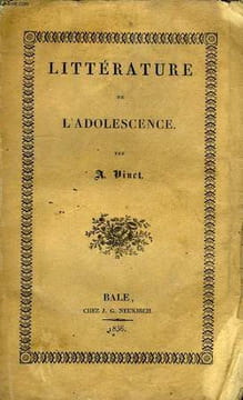 CHRESTOMATIE FRANCAISE OU CHOIX DE MORCEAUX TIRES DES MEILLEURS ECRIVAINS FRANCAIS, 2 TOMES, TOME I: LITTERATURE DE L'ENFANCE, TOME II: LITTERATURE DE ...