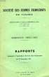 SOCIETE DES FERMES FRANCAISES DE TUNISIE, EXERCICE 1950-51, RAPPORTS PRESENTES A L'A.G. DU 29 DEC. 1951. COLLECTIF