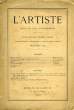 L'ARTISTE, REVUE DE L'ART CONTEMPORAIN, 64e ANNEE, NOUVELLE PERIODE, TOME VIII, 46e LIVRAISON, OCT. 1894. COLLECTIF
