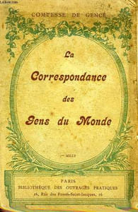 LA CORRESPONDANCE DES GENS DU MONDE