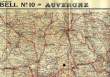 CARTE-GUIDE CAMPBELL N° 10, AUVERGNE. COLLECTIF