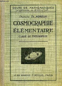 COSMOGRAPHIE ELEMENTAIRE, CLASSE DE PHILOSOPHIE