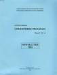 INTERNATIONAL LITHOSPHERE PROGRAM, REPORT N&deg; 6, NEWSLETTER 1985. COLLECTIF