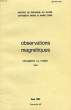 OBSERVATIONS MAGNETIQUES, CHAMBON-LA-FORET 1981 (FASC. N° 48). LE MOUEL J. L., LEPRETRE B., MENVIELLE M.