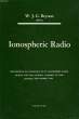 MONOGRAPH ON IONOSPHERIC RADIO, XIIIth GENERAL ASSEMBLY OF URSI, LONDON, SEPT. 1960. BEYNON W. J. G.
