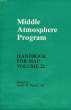 MIDDLE ATMOSPHERE PROGRAM, HANDBOOK FOR MAP VOLUME 22. RUSSELL JAMES M., III