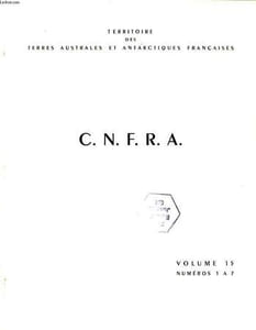 CNFRA, VOL. 15, N° 6, CURCULIONIDES NOUVEAUX DE L'ILE AUX COCHONS (ARCHIPEL DES CROZET), COLEOPTERES