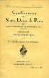 CONFERENCES DE NOTRE-DAME DE PARIS, N° 5, 29 MARS 1936, V. L'ECHEC APPARENT DE LA REDEMPTION. PINARD DE LA BOULLAYE H. s.j.