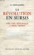 LA REVOLUTION EN SURSIS, VERS UNE REPUBLIQUE A TROIS ORDRES. LA MORANDIERE F. PORTEU DE