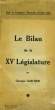 LE BILAN DE LA XVe LEGISLATURE. GAUTIER GEORGES