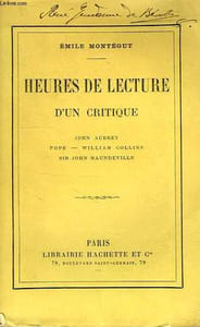 HEURES DE LECTURE D'UN CRITIQUE