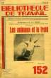 BIBLIOTHEQUE DE TRAVAIL, N° 152, AVRIL 1951, LES ANIMAUX ET LE FROID. TETROT R. & M.