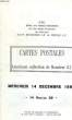 CARTES POSTALES, ANCIENNE COLL. DE M. R., VENTE DU 14 DEC. 1988, HOTEL DES VENTES MOBILIERES, PAU. COLLECTIF