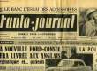 L'AUTO-JOURNAL, 1re ANNEE, N° 17, 1er NOV. 1950. COLLECTIF