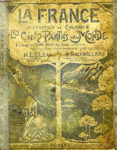 LA FRANCE, METROPOLE ET COLONIES, LES CINQ PARTIES DU MONDE, A L'USAGE DU COURS MOYEN DES ECOLES PRIMAIRES ET DES CLASSES ELEMENTAIRES DES LYCEES ET COLLEGES