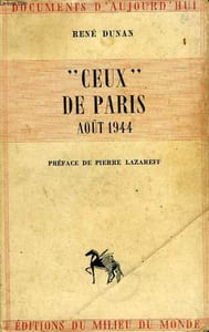 'CEUX' DE PARIS, AOUT 1944