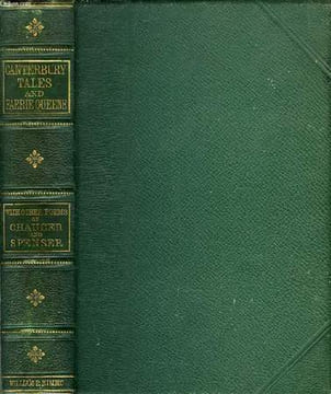 THE CANTERBURY TALES, AND FAERIE QUEENE. CHAUCER GEOFFREY, SPENSER EDMUND, By D. L. PURVES