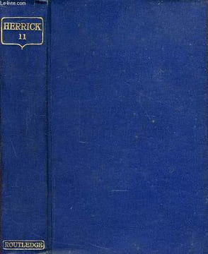 THE HESPERIDES AND NOBLE NUMBERS, VOL. II. HERRICK ROBERT