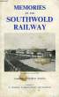 MEMORIES OF THE SOUTHWOLD RAILWAY. BARRETT JENKINS A.