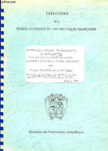CONTRIBUTION A L'ETUDE DES SPHENISCIDES DU GENRE EUDYPTES DANS LES ILES AUSTRALES FRANCAISES (AMSTERDAM, SAINT-PAUL, CROZET, KERGUELEN), EXTRAITS DE LA THESE D'ETAT