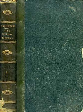 VIES DES PERES, MARTYRS ET AUTRES PRINCIPAUX SAINTS, TOME I. GODESCARD ABBE