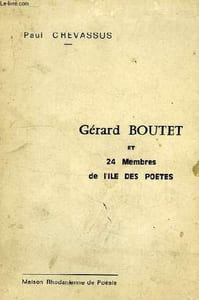 GERARD BOUTET ET 24 MEMBRES DE L'ILE DES POETES