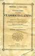 BIBLIOTHEQUE CLASSIQUE LATINE, OU COLLECTION DES AUTEURS CLASSIQUES LATINS. SUETONE, Par N. E. LEMAIRE