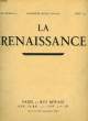 LA RENAISSANCE, XIVe ANNEE, N° 4, AVRIL 1931. COLLECTIF