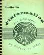 BULLETIN D'INFORMATION DES GEOLOGUES DU BASSIN DE PARIS, N° 13, JUILLET 1967. COLLECTIF