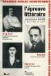 BALZAC, PROUST, RILKE, L'OEUVRE D'ART. TOMADAKIS A., DUCHENE H.